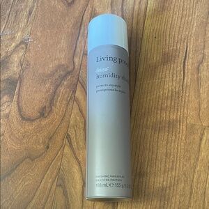 Living Proof Humidity Shield Finishing Hairspray - Champagne Gold with White Cap